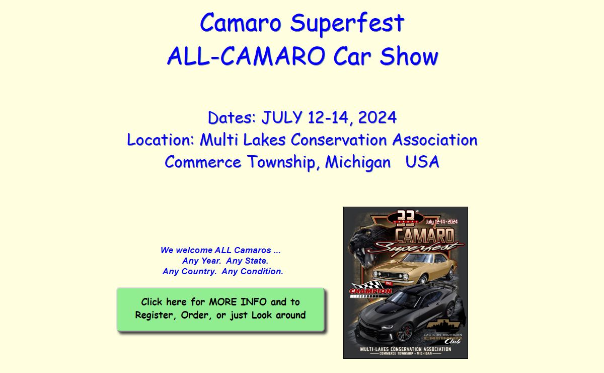 Camaro Superfest 2024