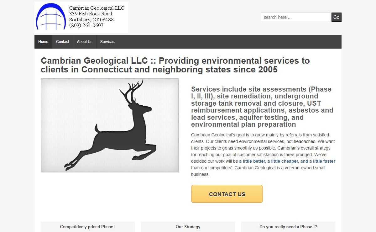 Cambrian Geological, LLC – Connecticut Environmental Consulting Firm