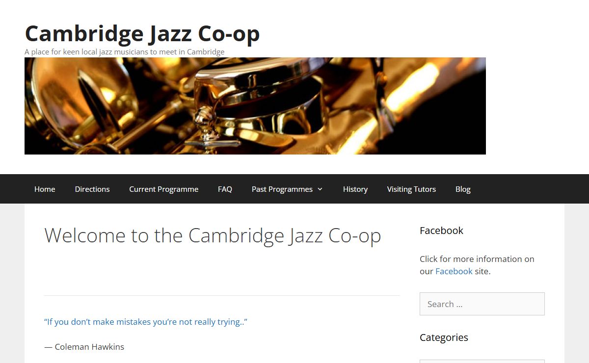 Cambridge Jazz Co-op – A place for keen local jazz musicians to meet in Cambridge