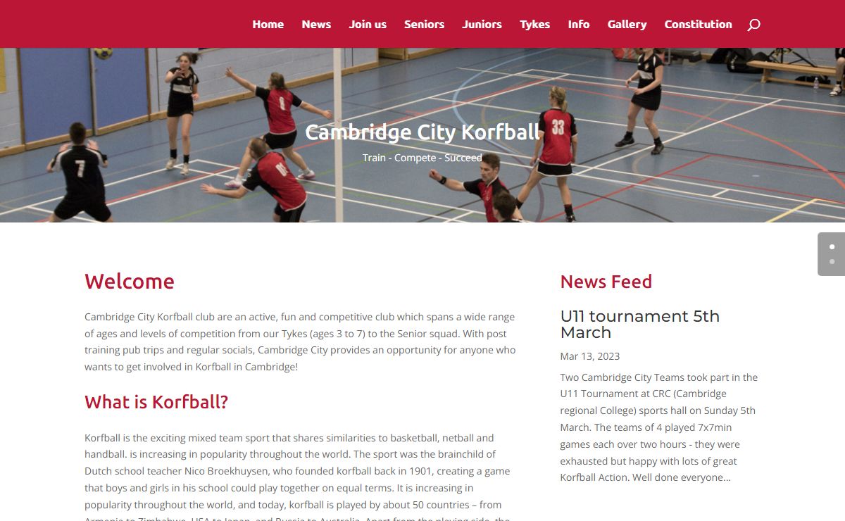 CamCityKorfball | My WordPress Blog