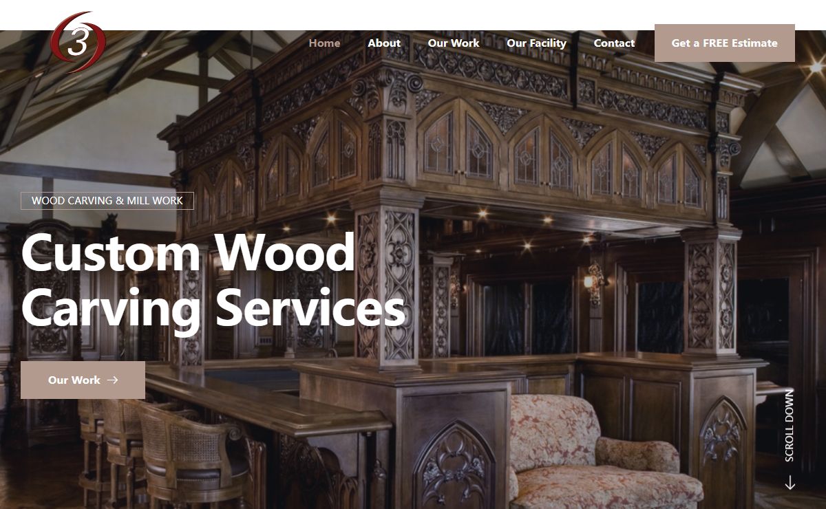 Custom Wood Carving | Wood Signs | Carved Wood Molding | Camcraft 3D