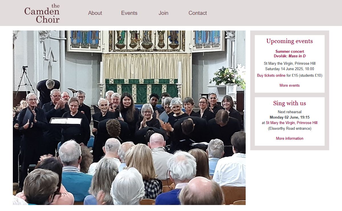 The Camden Choir in London, UK