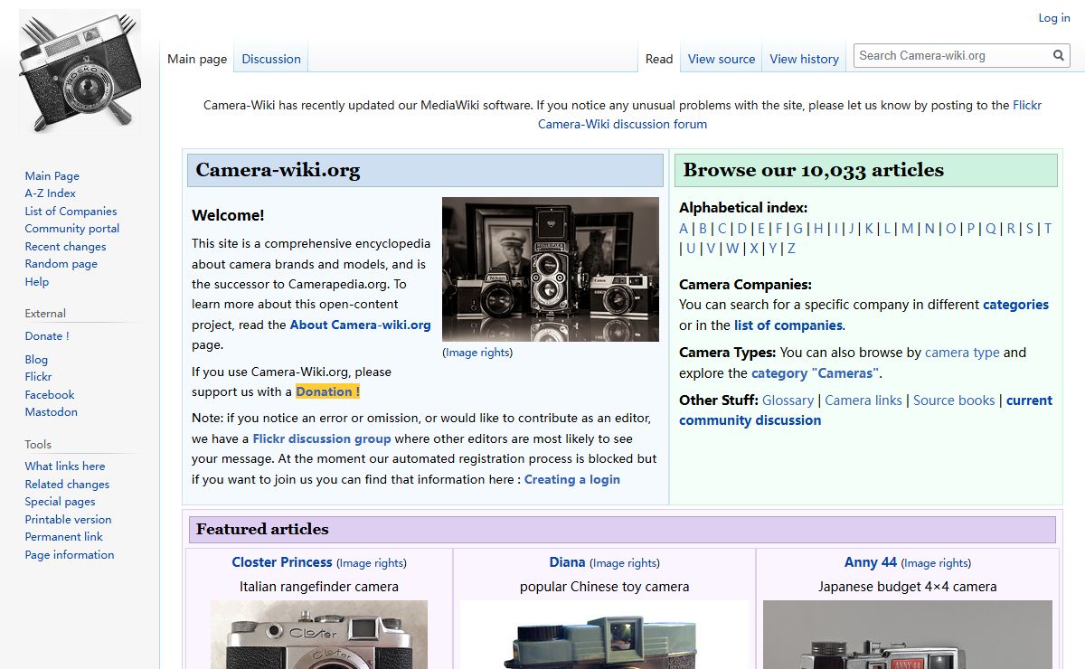 Camera-wiki.org - The free camera encyclopedia