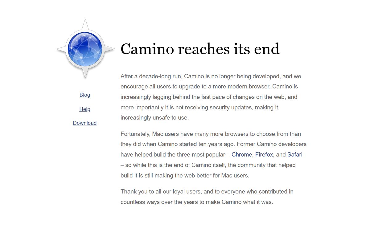 Camino reaches its end...