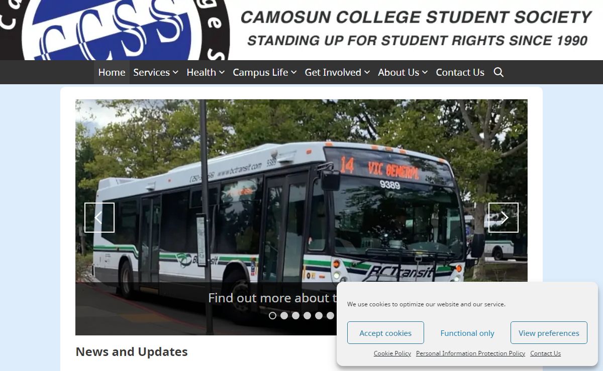 Camosun College Student Society | Students helping students