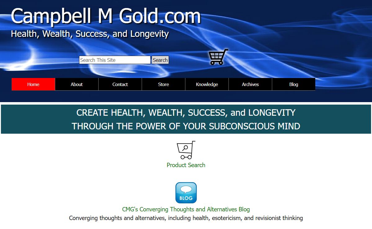 Main Home Page - Campbell M Gold.com