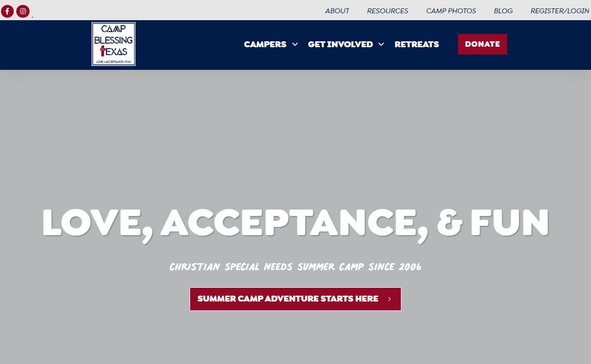 Camp Blessing | Special Needs Christian Camp Brenham, TX