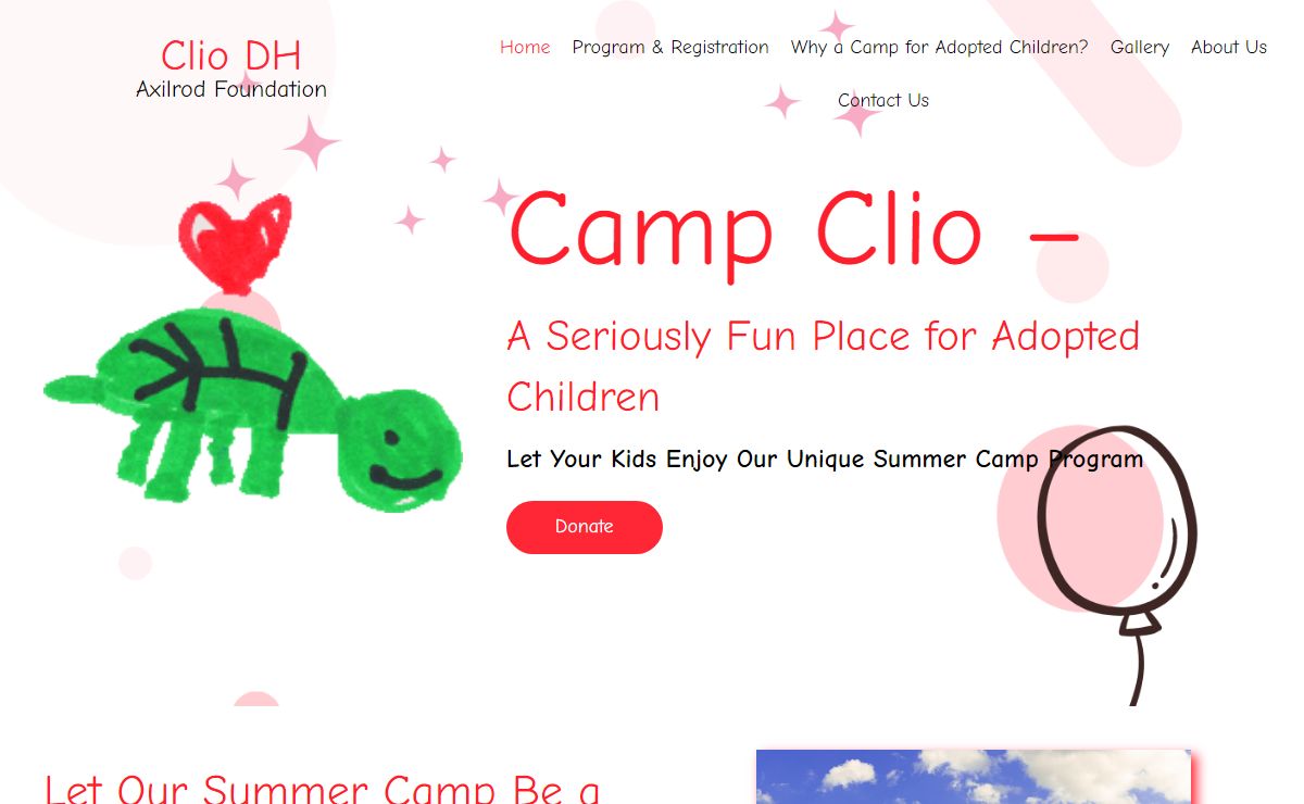 Empowering Adoptees Since 2012- Clio DH Axilrod Foundation