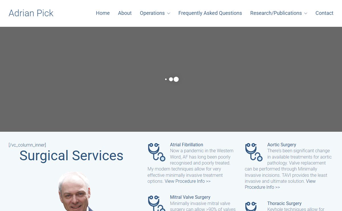 Home - Adrian Pick Cardiothoracic Surgery