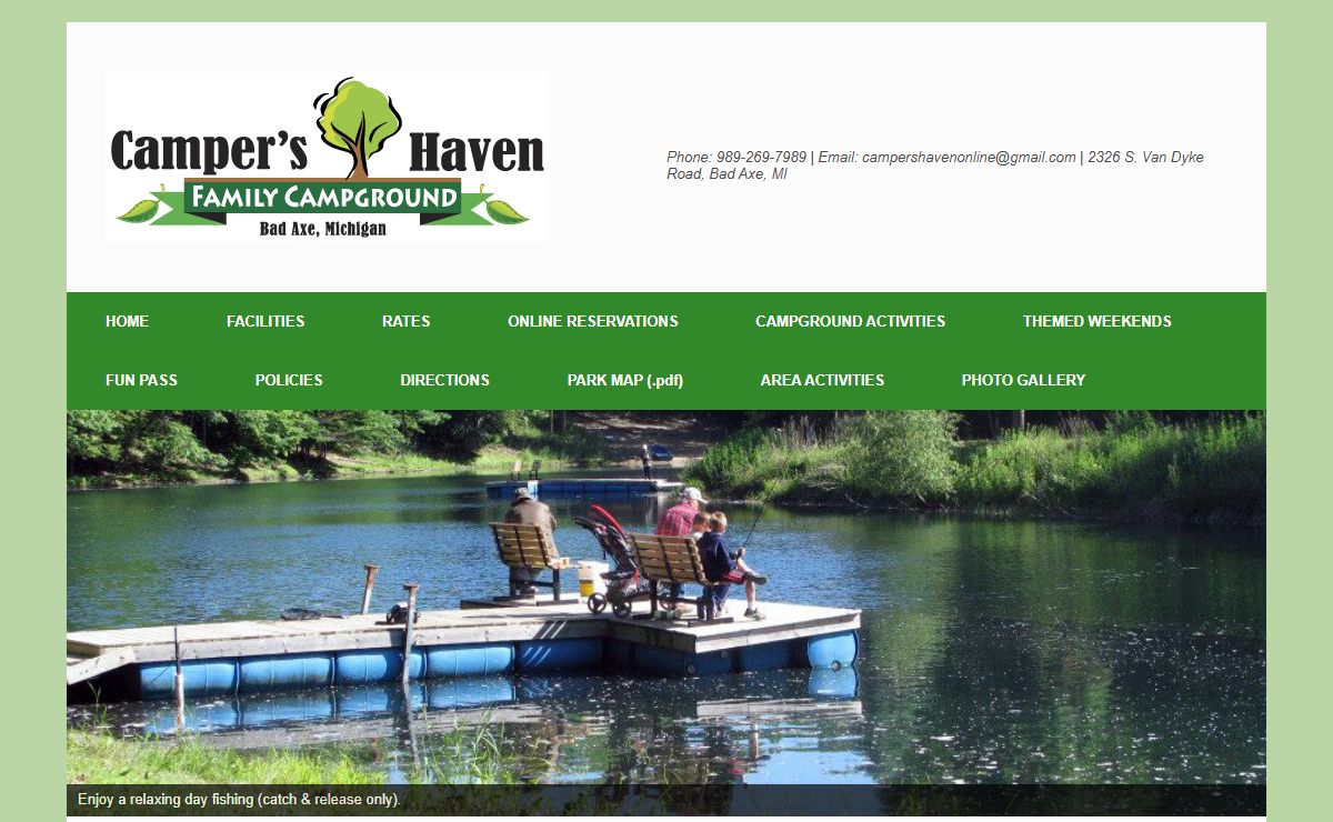 Camper's Haven Family Campground | 2326 S. Van Dyke Rd., Bad Axe, Michigan