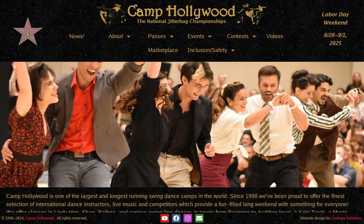 Camp Hollywood – The National Jitterbug Championships