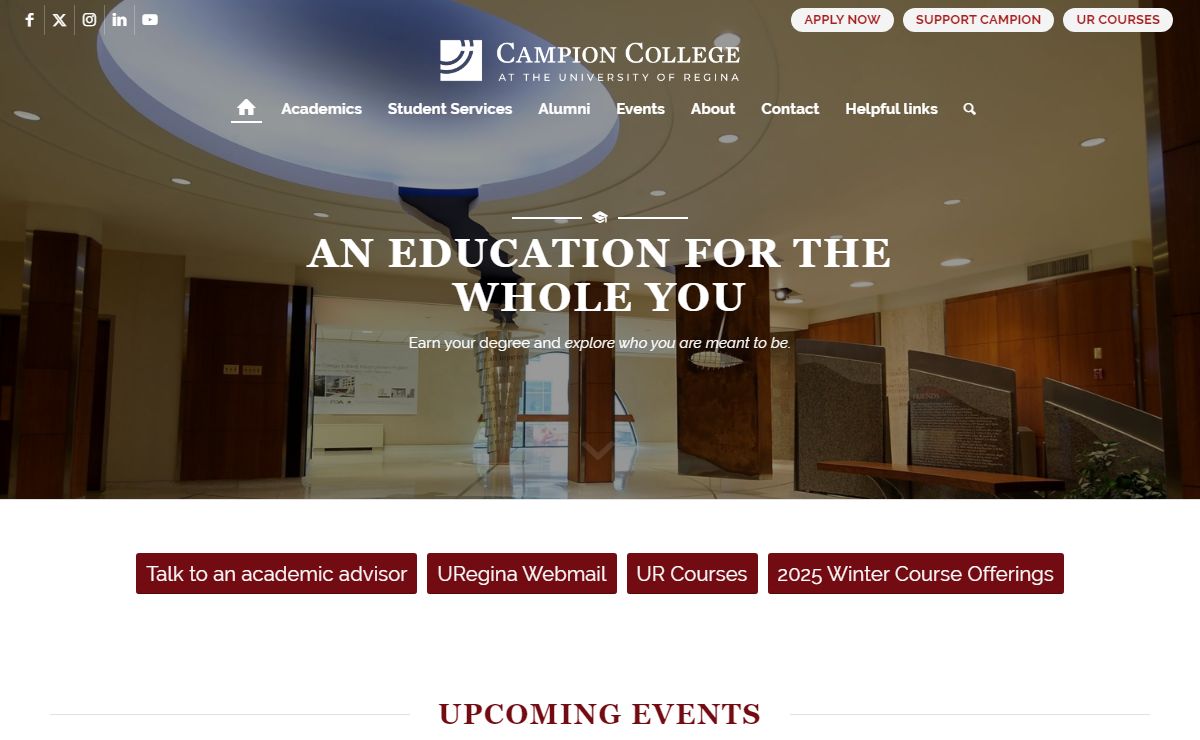 Campion College – At the University of Regina