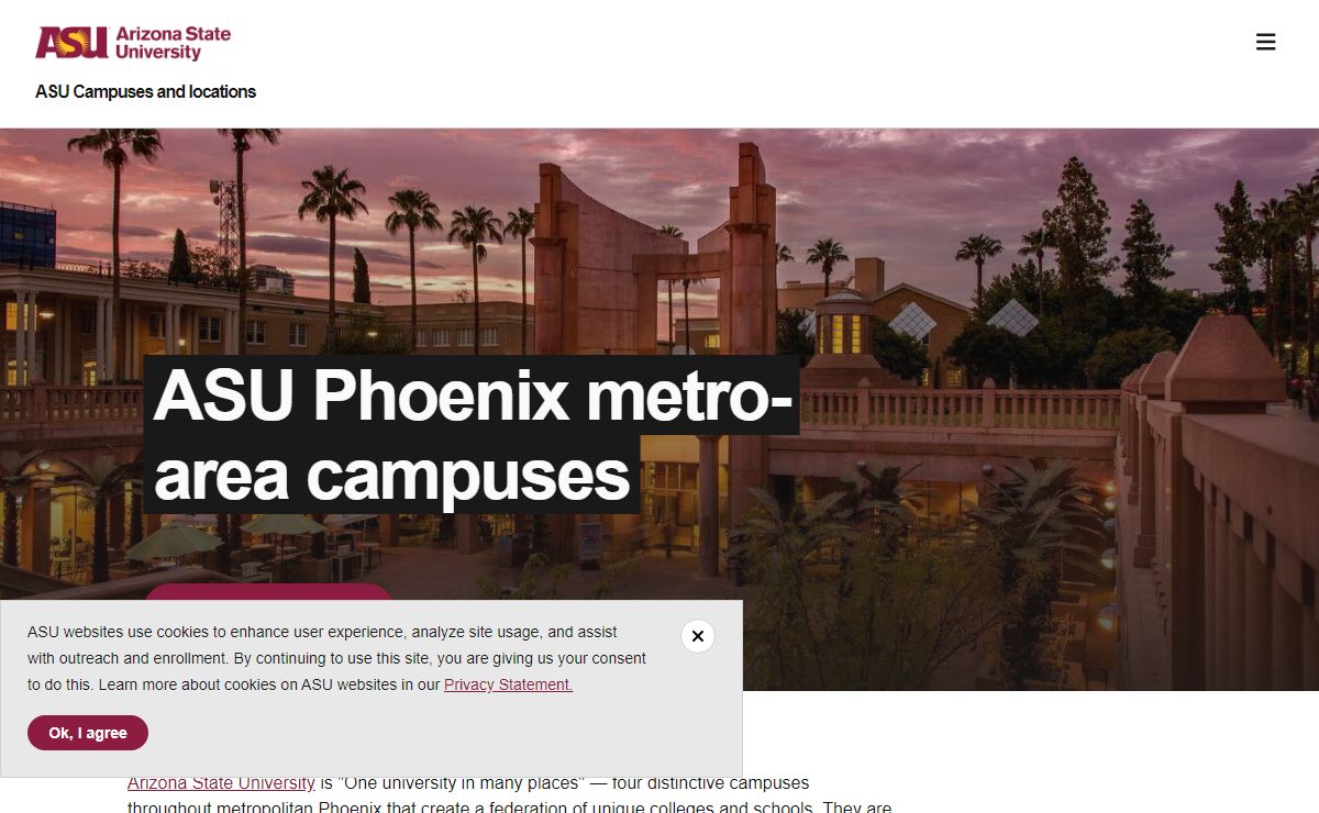 ASU Campus and locations | ASU Campuses and locations