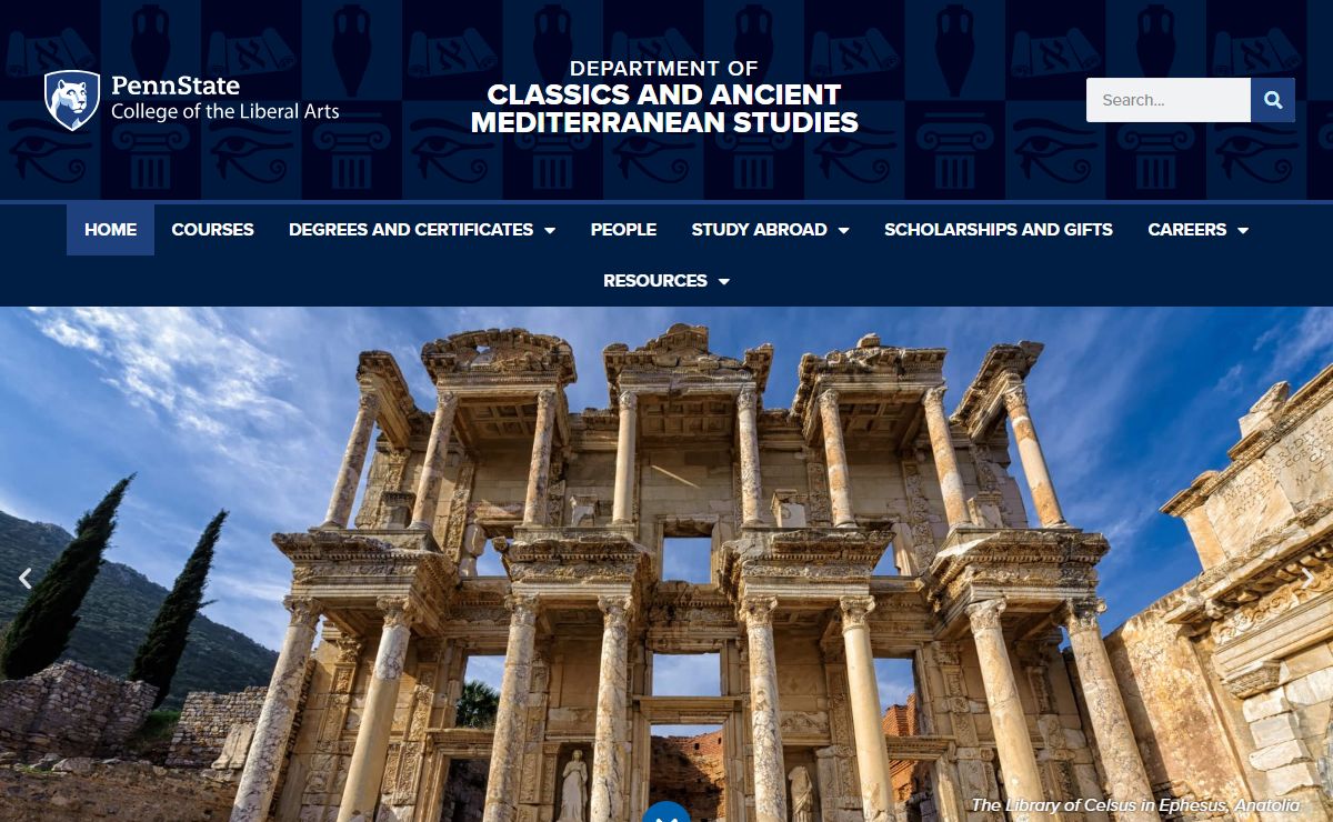 Home - Department of Classics and Ancient Mediterranean Studies