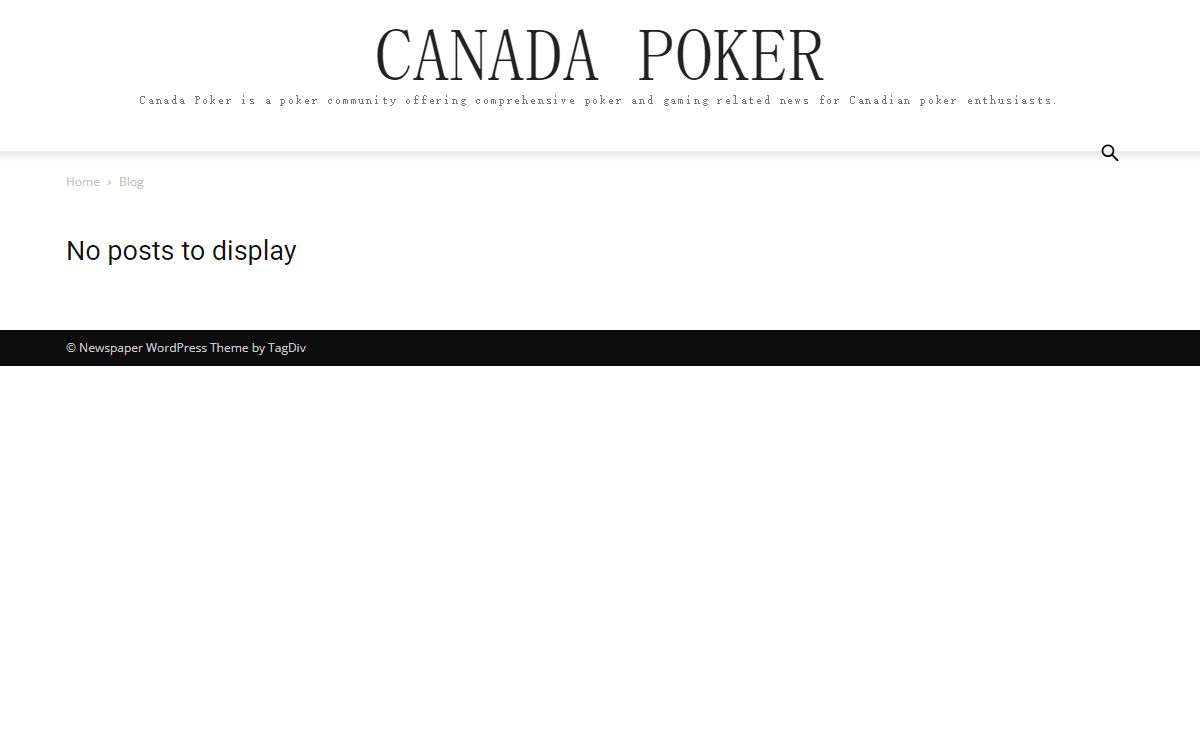 CANADA POKER | Canada Poker is a poker community offering comprehensive poker and gaming related news for Canadian poker enthusiasts.