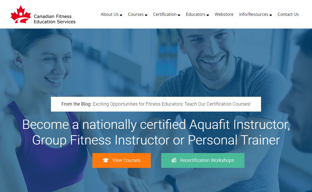 CFES Fitness Instructor | Personal Trainer Certification Online | Online Fitness Training | Personal Training For Seniors