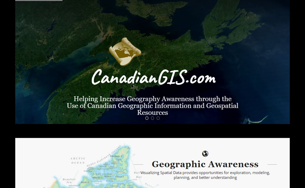Canadian GIS and Geospatial Resources