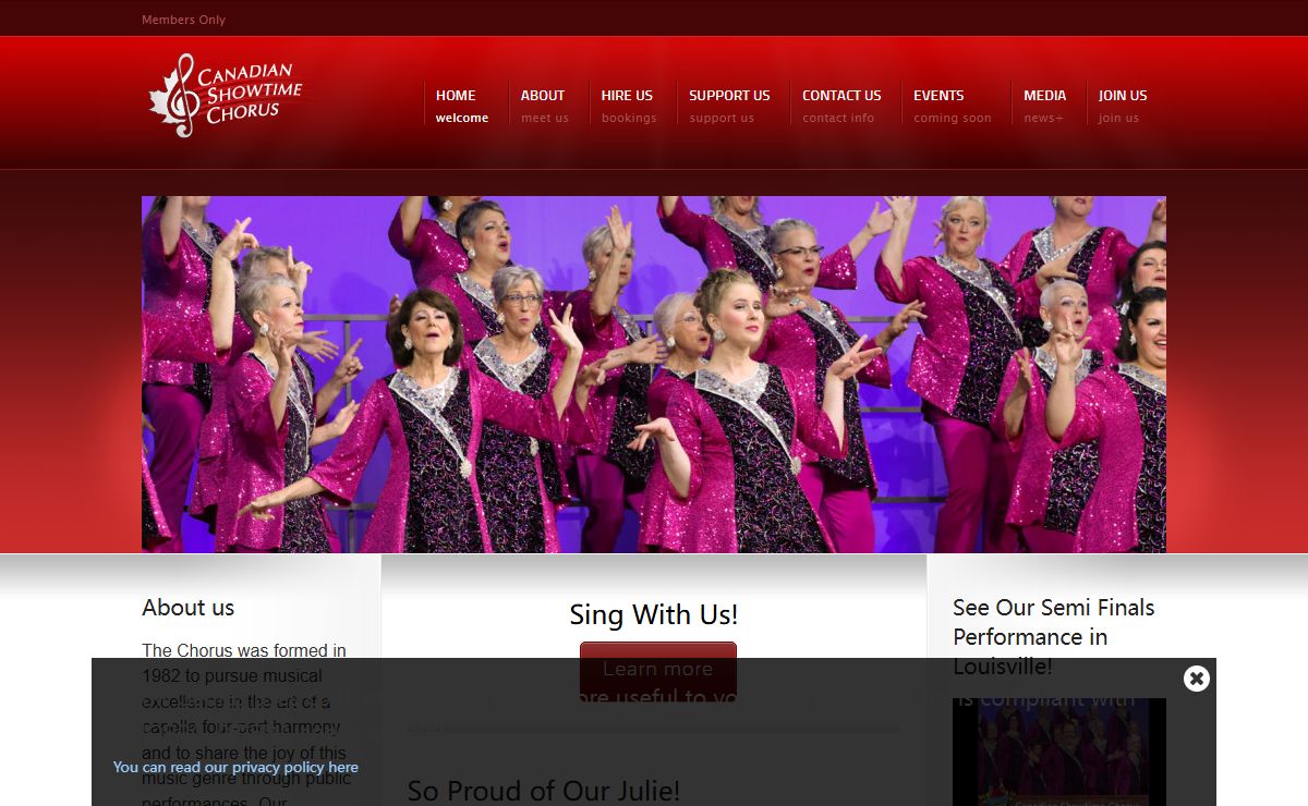 Canadian Showtime Chorus | Real Women. Real Harmony. Real Fun.