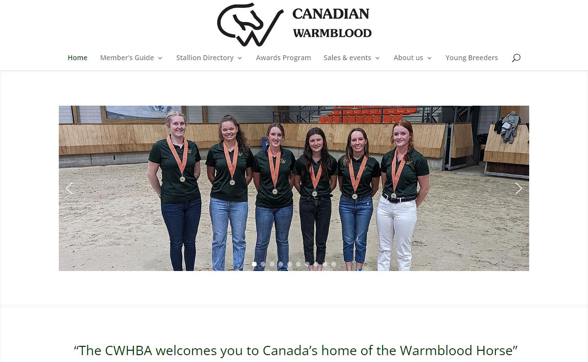 Canadian Warmblood Horse Breeders Association | News and views from Canadian Warmblood Breeders Association