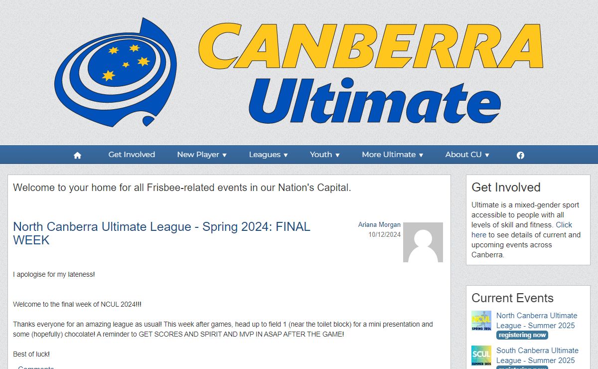 Canberra Ultimate