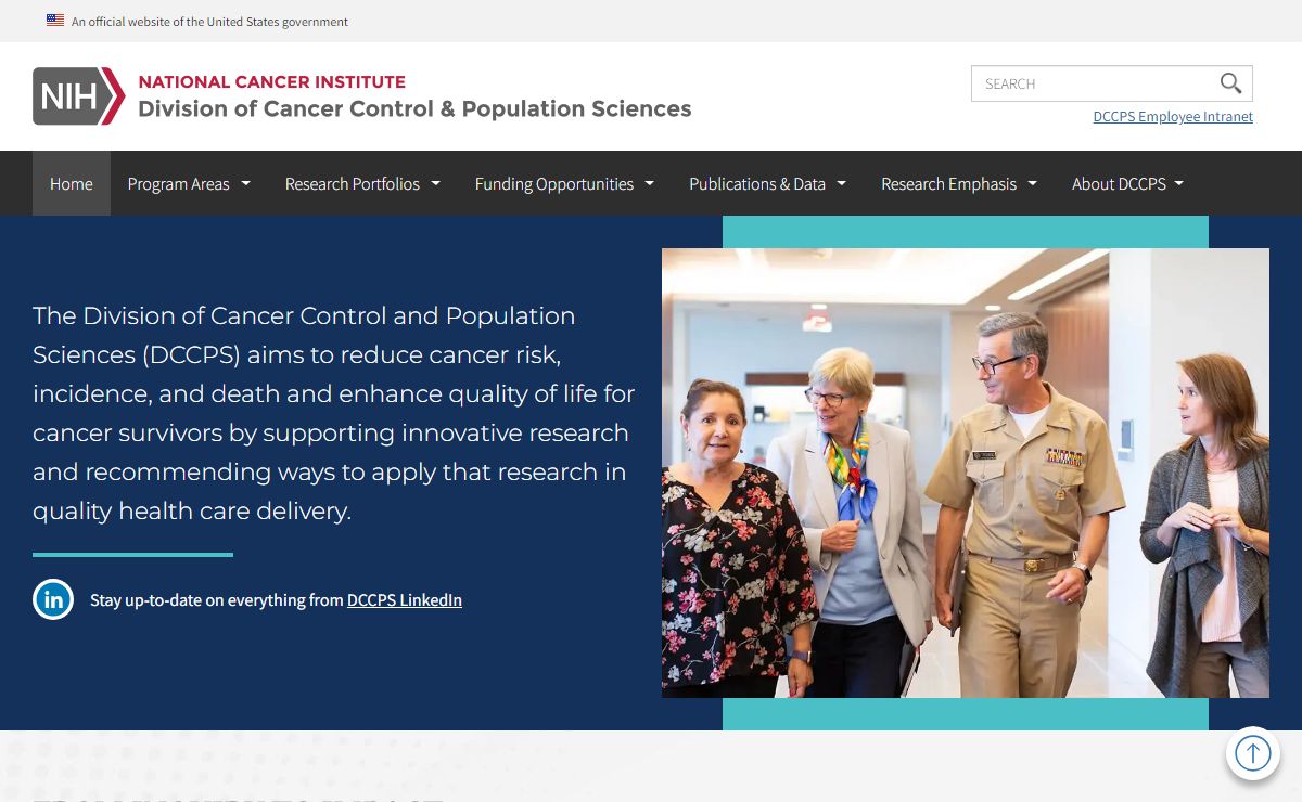 Home | Division of Cancer Control and Population Sciences (DCCPS)