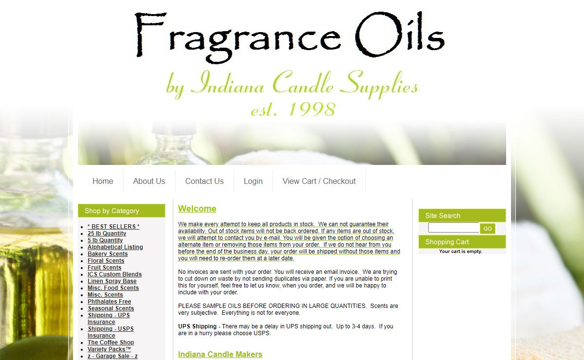Indiana Candle Supplies
