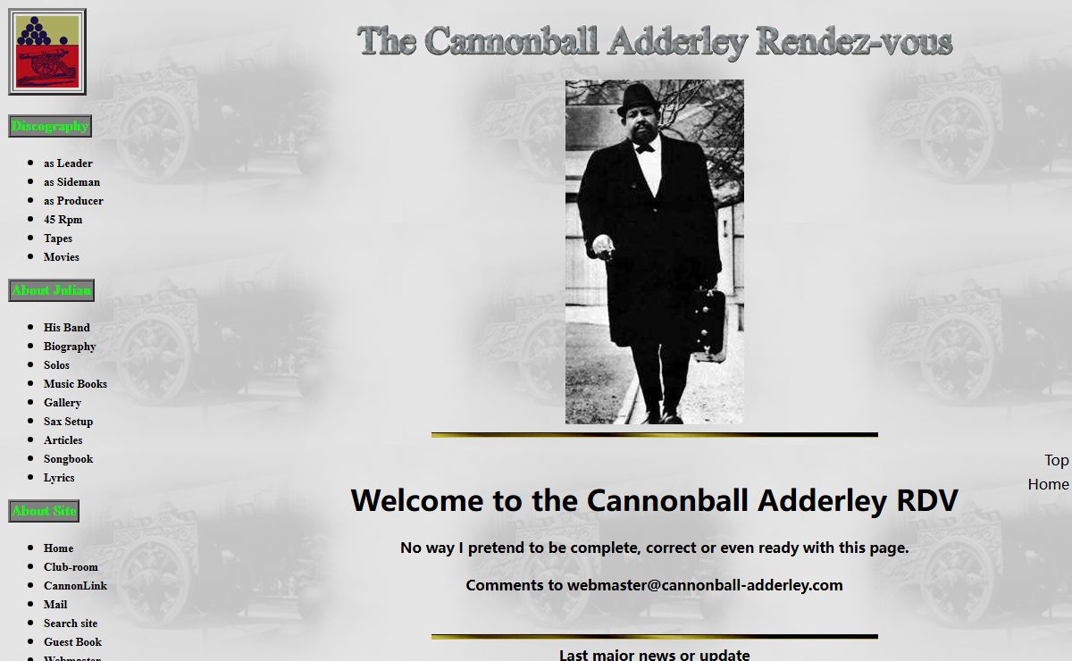 Welcome to The Cannonball Adderley Rendez-Vous
