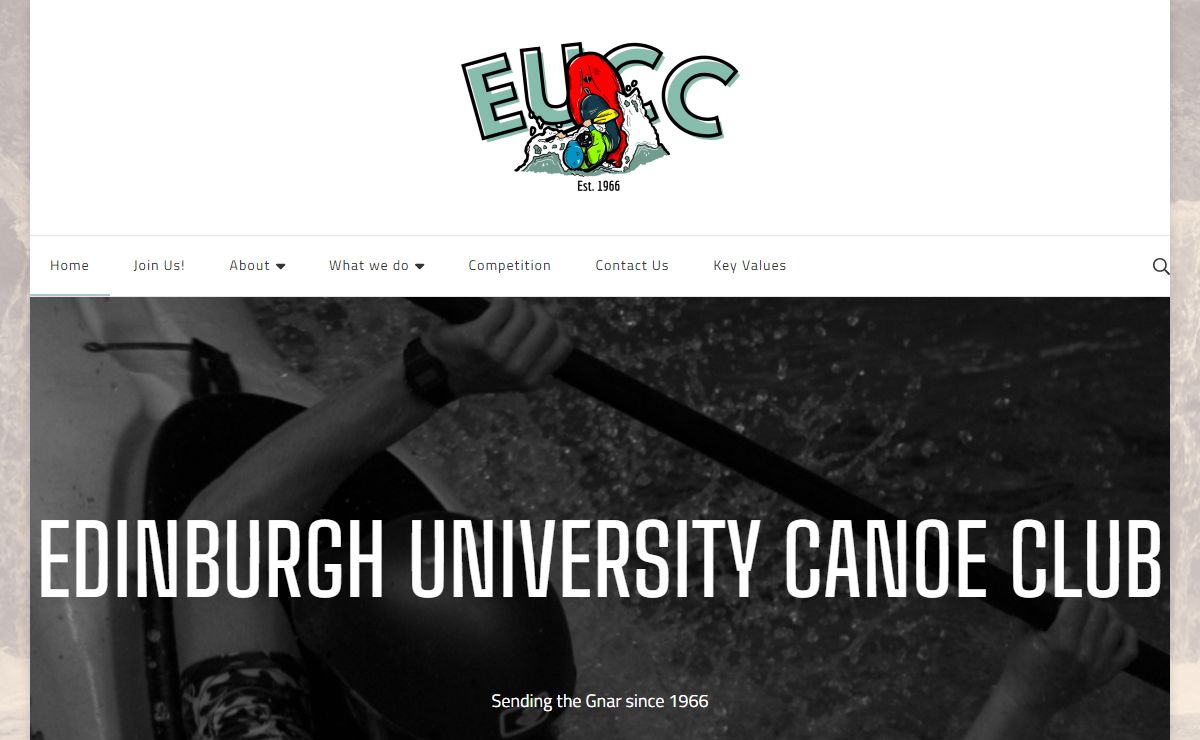 EDINBURGH UNIVERSITY CANOE CLUB – SENDING THE GNAR SINCE 1966
