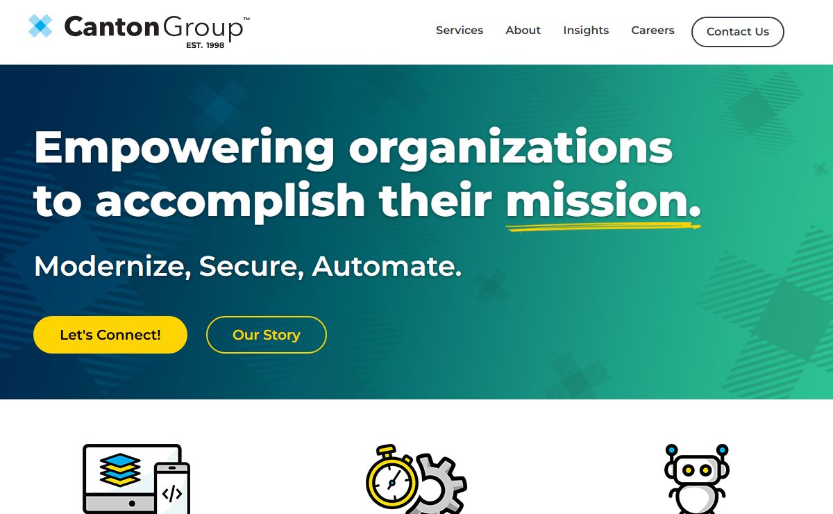 Digital Transformation, Legacy System Modernization, Software Development and Consulting firm based in Baltimore Maryland | The Canton Group