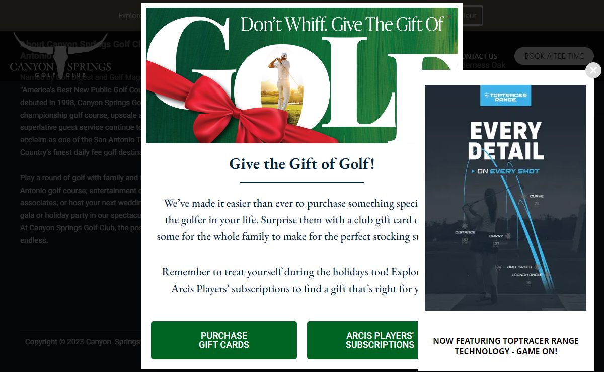 San Antonio, TX Golf | Canyon Springs Golf Club