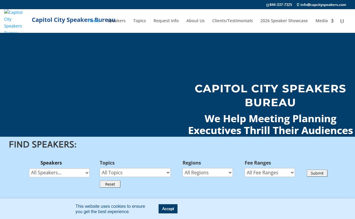 Capitol City Speakers Bureau - Your Meeting Planning Partner