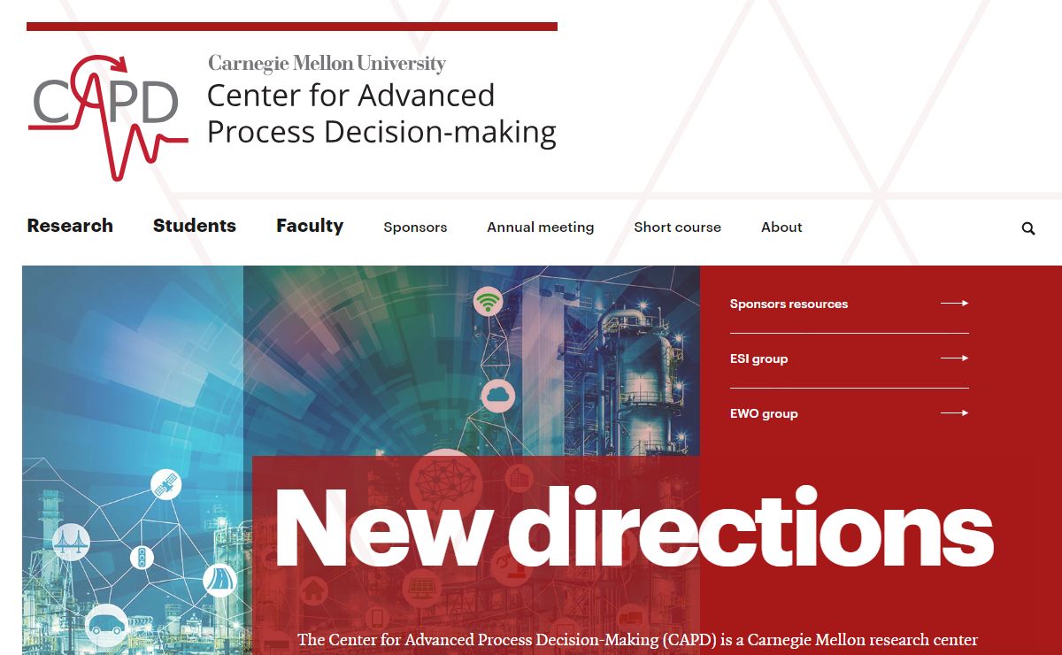 Center for Advanced Process Decision-making