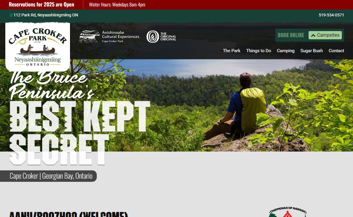 Cape Croker Park - Camping & Culture in Bruce Peninsula, Ontario