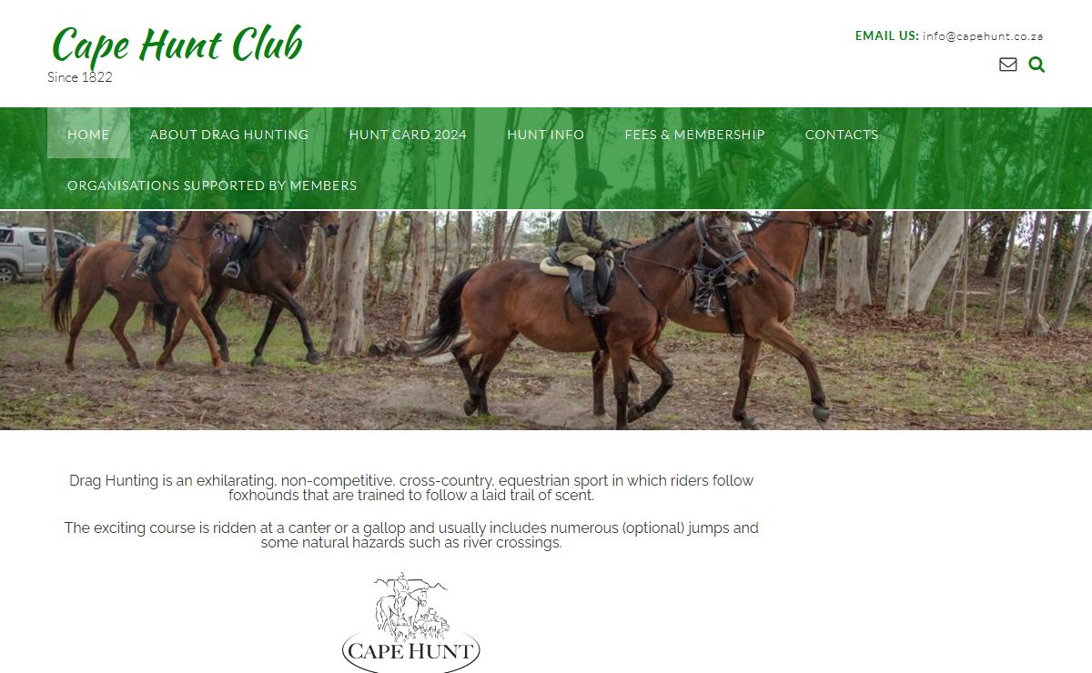 Cape Hunt Club – Since 1822