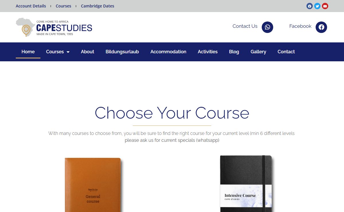 Study English Courses in Cape Town - Cape Studies