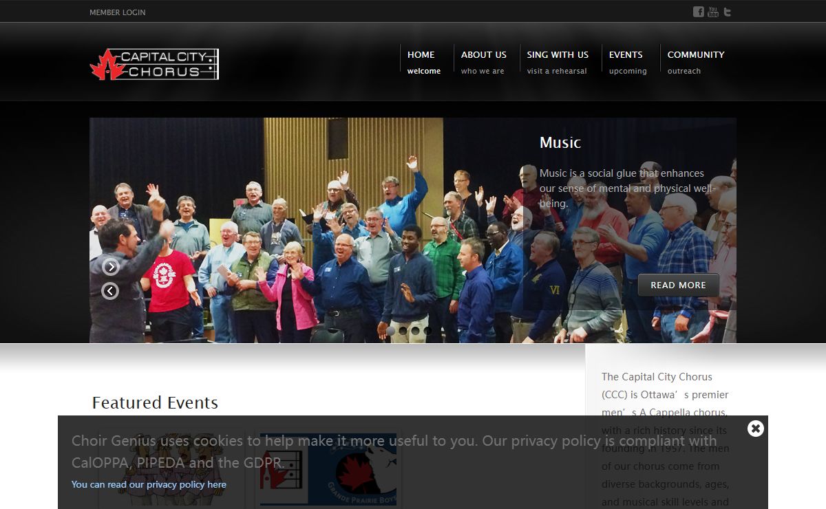 Capital City Chorus | Good men who love to sing well