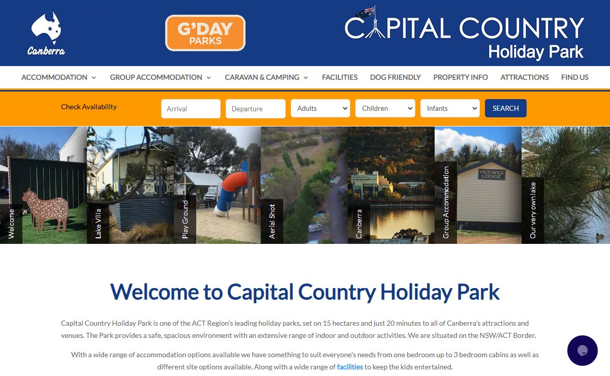 Capital Country Holiday Park | Enjoy a Holiday!