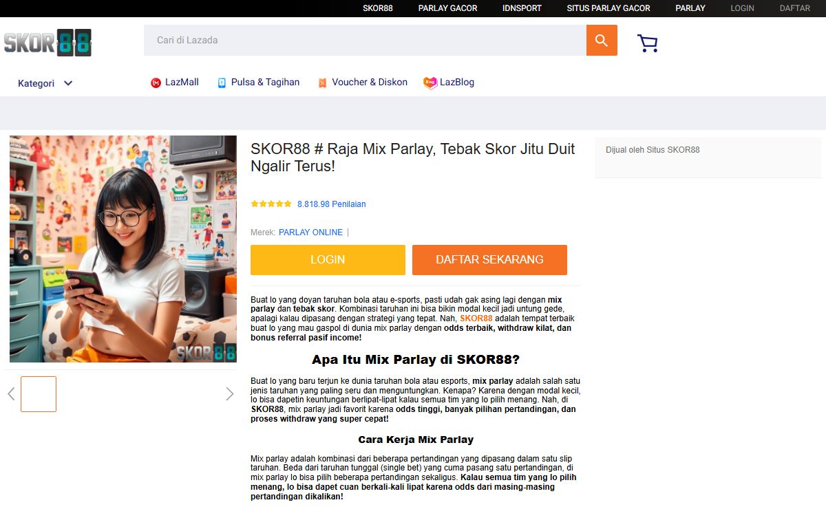 SKOR88 # Raja Mix Parlay, Tebak Skor Jitu Duit Ngalir Terus!