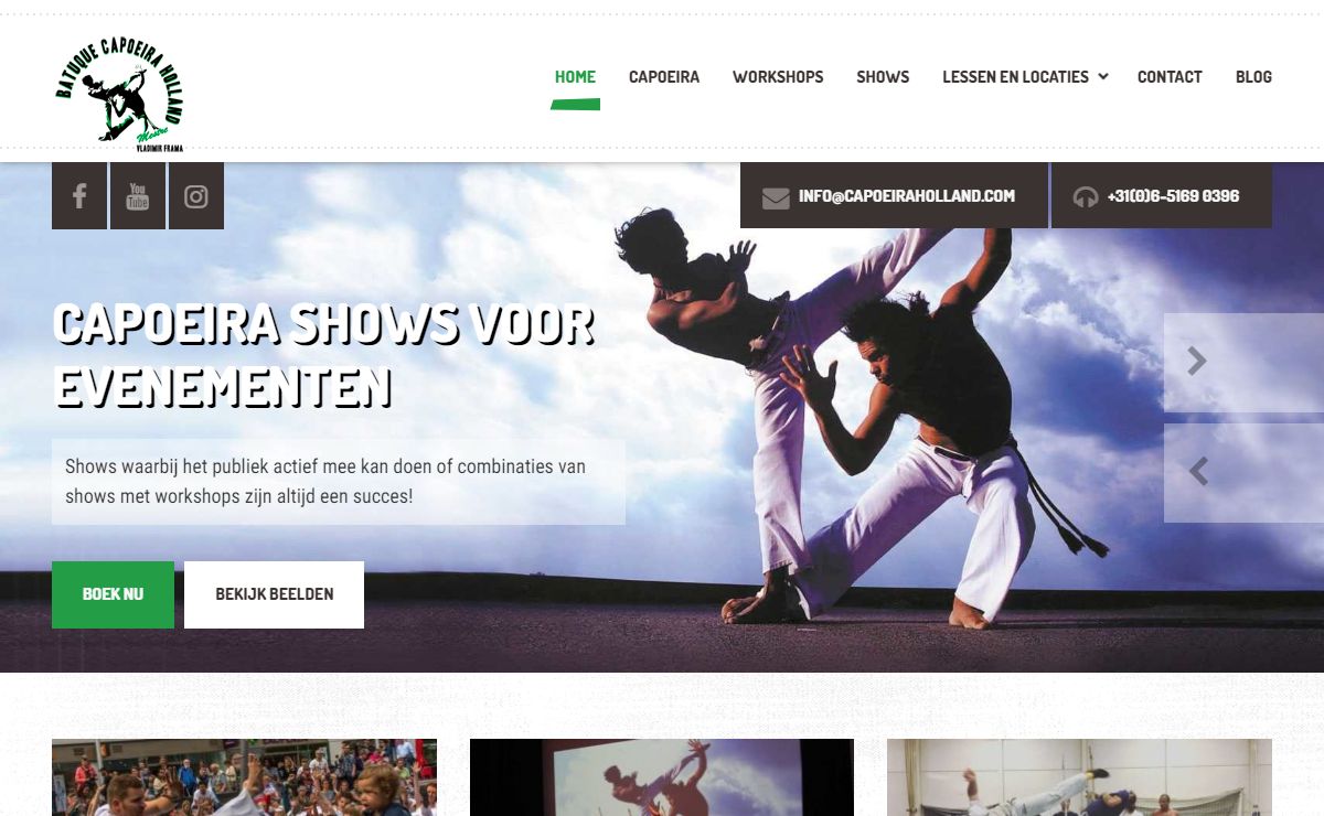 Capoeira Holland - capoeira les, shows, evenementen, workshops