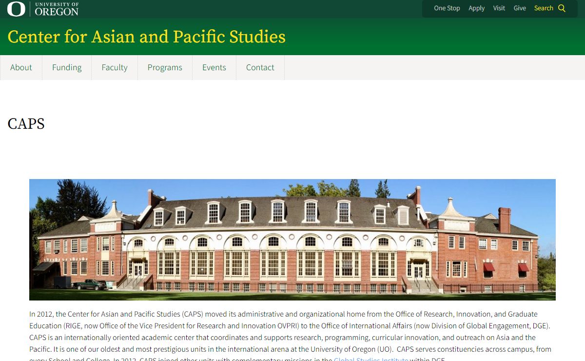 Center for Asian and Pacific Studies – Promoting understanding of the Asia-Pacific region