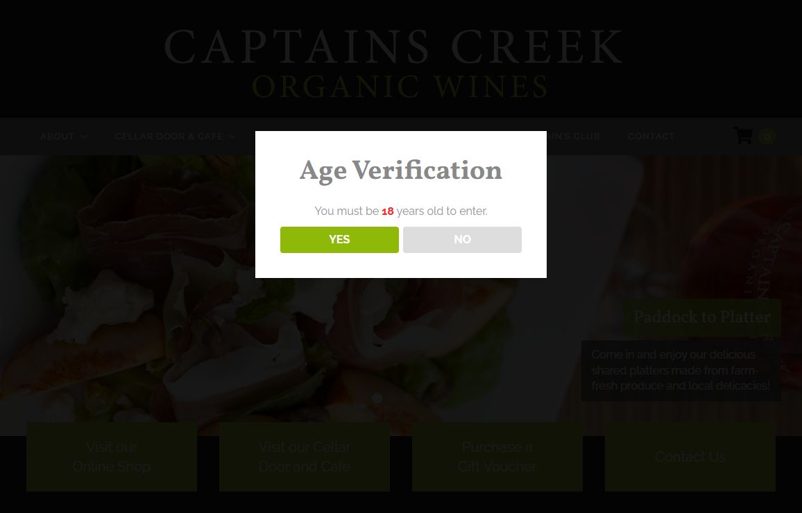 Captains Creek Organic Wines – Organic Wines