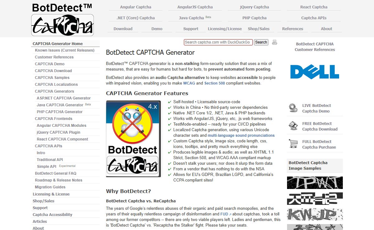 BotDetect CAPTCHA Generator