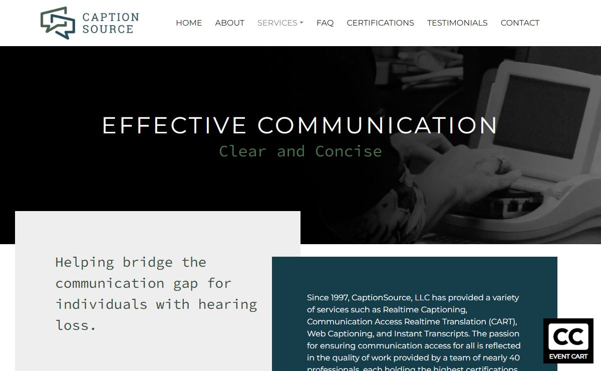 Caption Source | Realtime broadcast, captioning and transcript services - San Antonio, TX