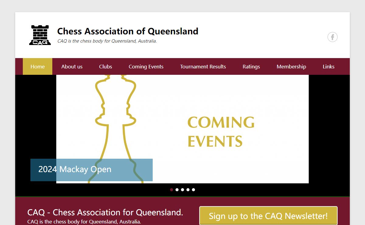 Chess Association of Queensland – CAQ is the chess body for Queensland, Australia.