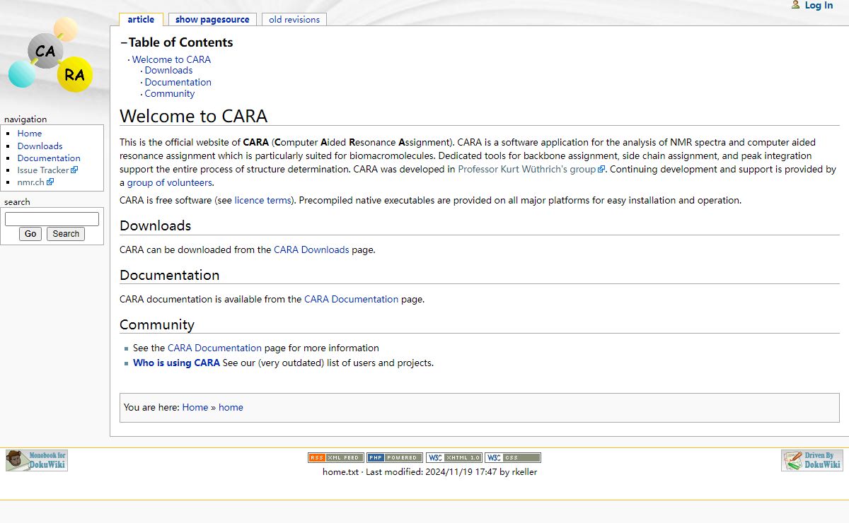 home - cara.nmr.ch