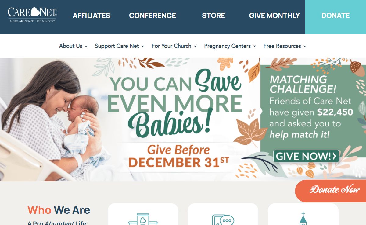 Care Net - A Pro-Abundant Life Ministry