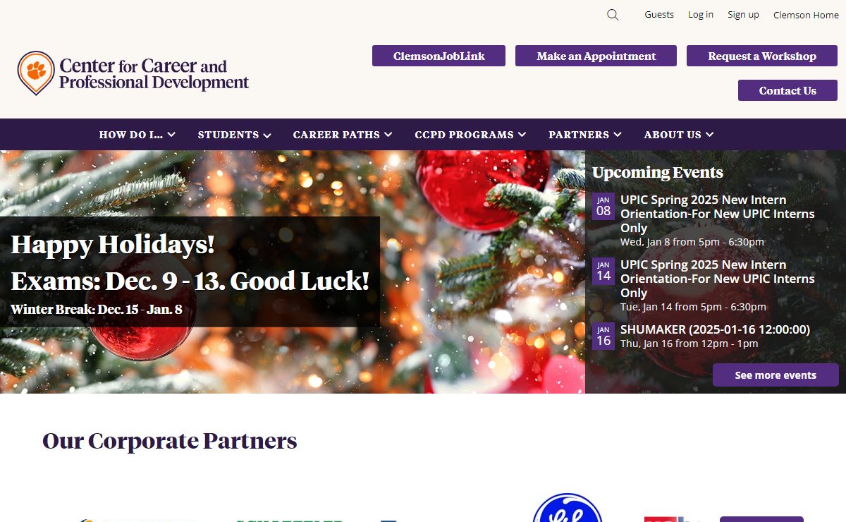 Center for Career and Professional Development | Clemson University