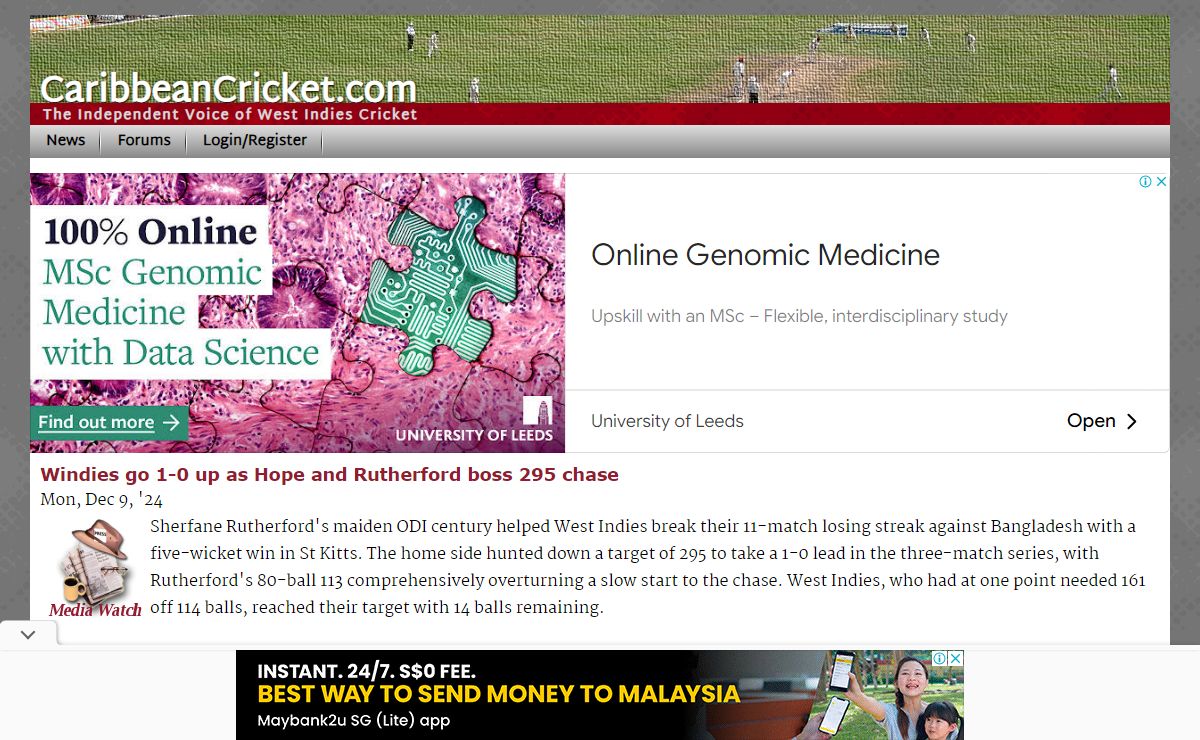 CaribbeanCricket.com - The Independent Voice of West Indies Cricket