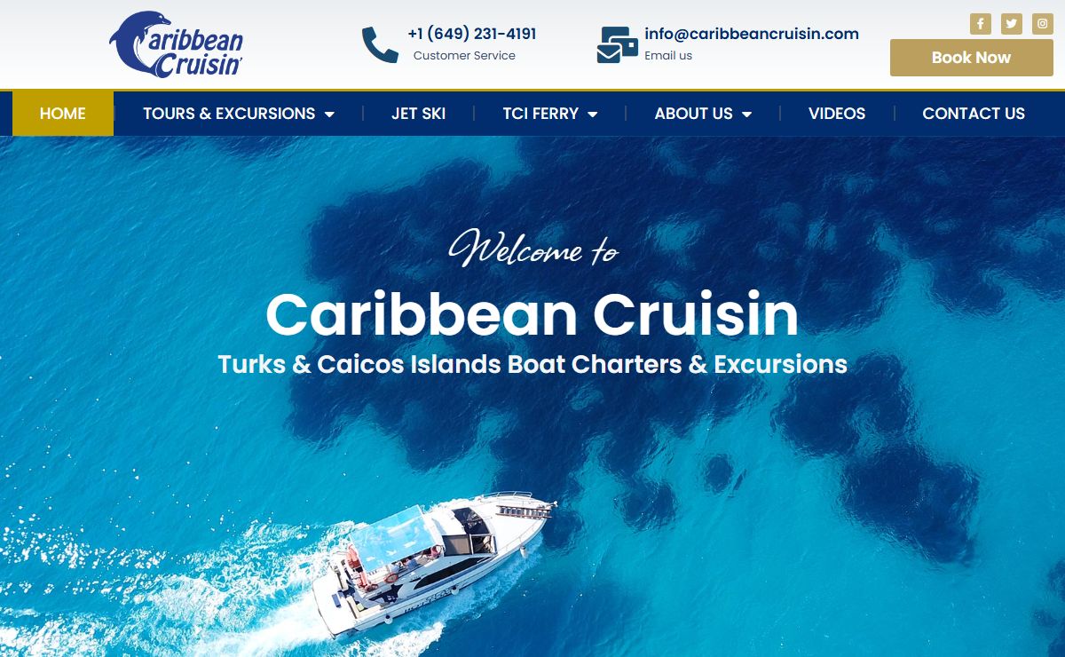 Caribbean Cruisin – Boat Charters and Excursions in Turks and Caicos – Boat Charters and Excursions in Turks and Caicos