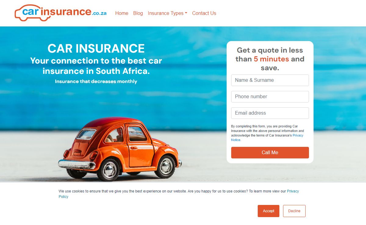 Cheap Affordable Car Insurance Quotes | Car Insurance South Africa